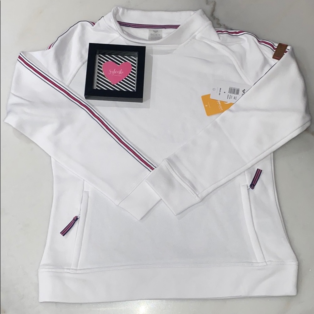 🔥 Roxy Women's Resin Overhead Fleece NWT - Picture 2 of 10